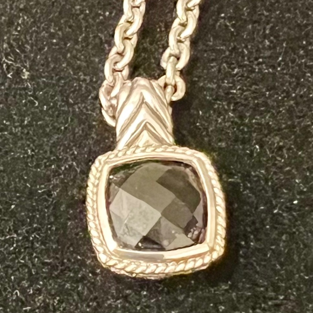Andrea Candela Retired Onyx Pendant Necklace